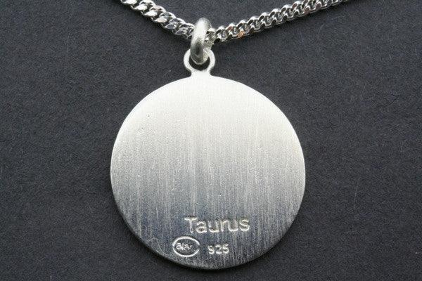 zodiac pendant - taurus on 60cm link chain - Makers & Providers
