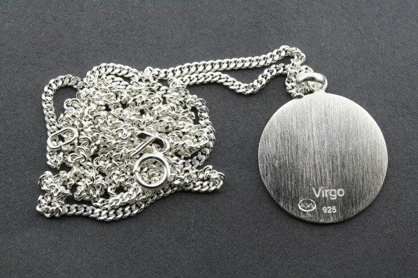 zodiac pendant - virgo on 60cm link chain - Makers & Providers