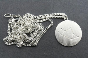 zodiac pendant - sagittarius on 60cm link chain - Makers & Providers