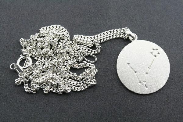 zodiac pendant - pisces on 60cm link chain - Makers & Providers