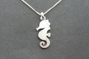 seahorse necklace - sterling silver - Makers & Providers