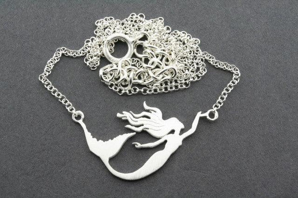 mermaid necklace - sterling silver - Makers & Providers