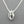 Load image into Gallery viewer, silver cage and ox ball pendant on 60 cm link chain - Makers &amp; Providers
