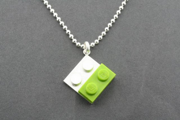 lego diamond pendant on 80 cm ball chain - Makers & Providers