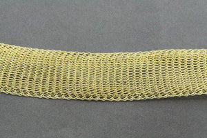 titanium mesh necklace - gold - Makers & Providers