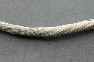 japanese silk strand necklace - silver - Makers & Providers