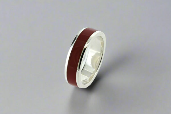 red resin ring - Makers & Providers