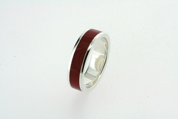 red resin ring - Makers & Providers