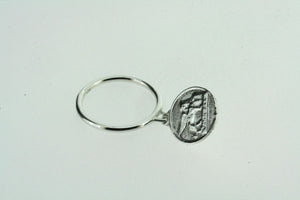 charm ring - coin - Makers & Providers