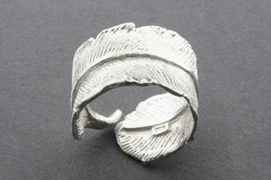 foiled feather ring - Makers & Providers