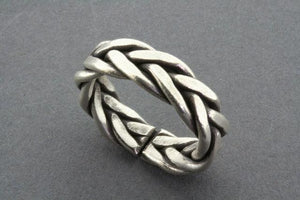 thick plaited ring - Makers & Providers
