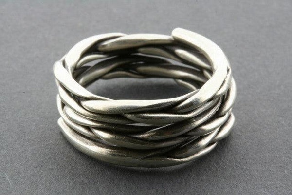 Plaited spiral ring - Makers & Providers