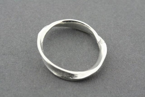 twist ring - sterling silver - Makers & Providers