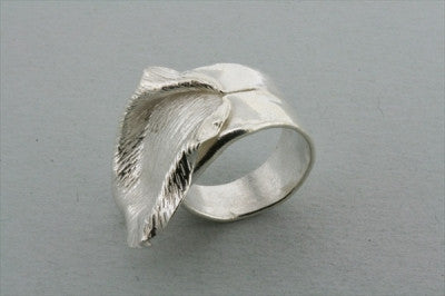 foiled leaf ring