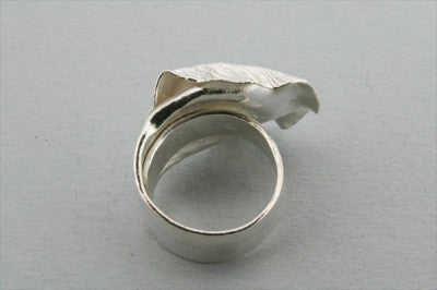 foiled leaf ring