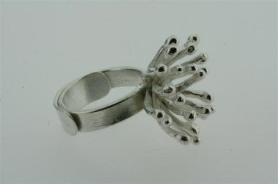 silver coral ring - Makers & Providers