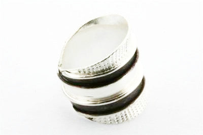 pure silver ring adjustable in size