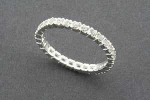 multi cubic zirconia band - Makers & Providers