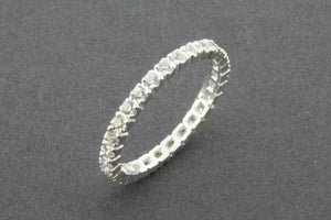 multi cubic zirconia band - Makers & Providers