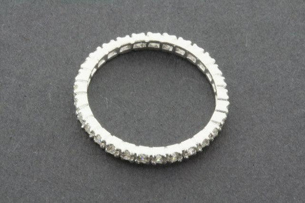multi cubic zirconia band - Makers & Providers