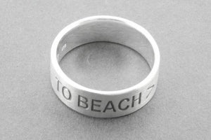 TO BEACH > ring - sterling silver - Makers & Providers