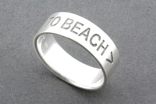 TO BEACH > ring - sterling silver - Makers & Providers