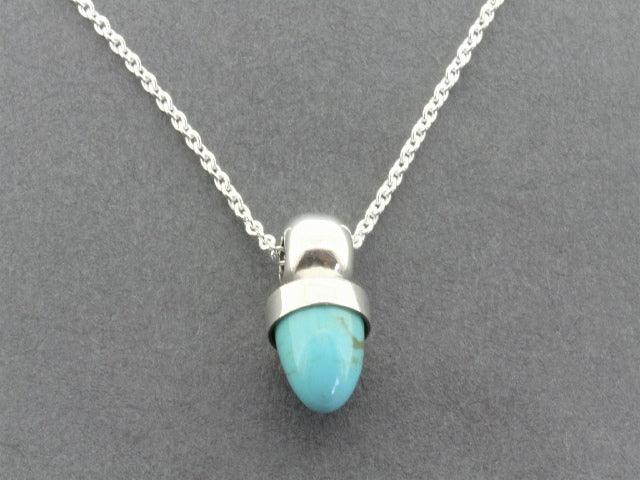 Turquoise on sale acorn necklace