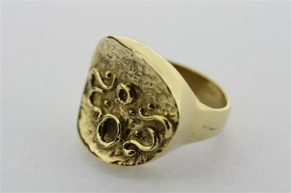 zanifel signet ring - brass - Makers & Providers